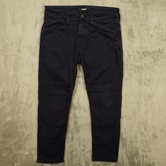 Men’s Mavi Jake Slim Straight Jeans Navy Blue Size 31x28 - Picture 1 of 12
